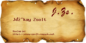 Jókay Zsolt névjegykártya